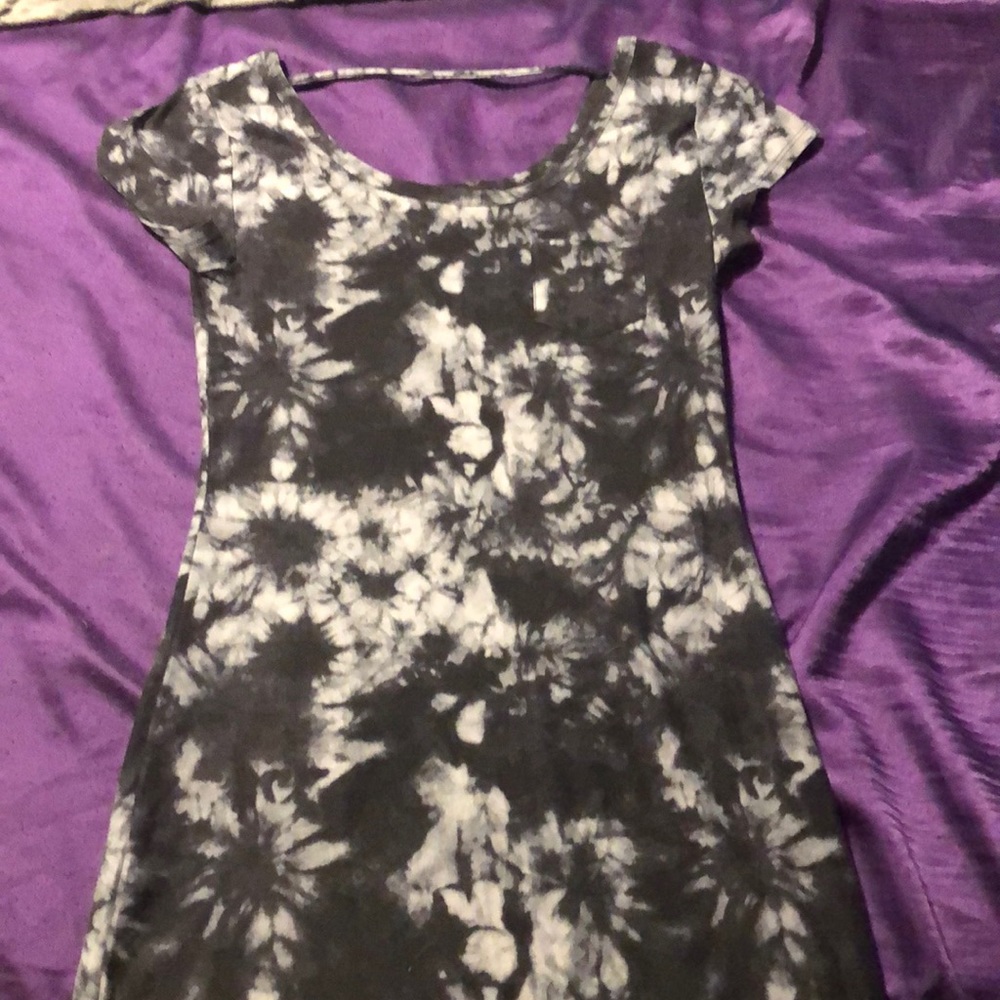 Tie dye body con dress